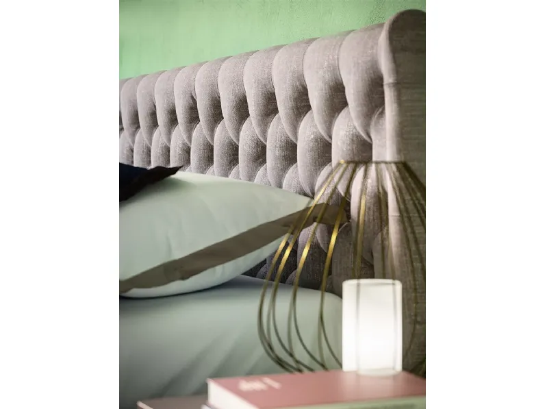 Letto imbottito modello King di giessegi di Giessegi scontato 40%