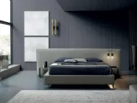 Letto imbottito con contenitore 200 x 200Artigianalea prezzo ribassato