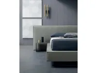 Letto imbottito con contenitore 200 x 200Artigianalea prezzo ribassato