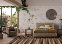 Letto moderno con contenitore Calvin Le comfort a prezzo ribassato