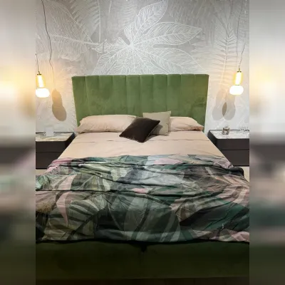 Letto matrimoniale con contenitore Ginevra Novaluna a prezzo ribassato