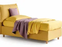 Letto imbottito con contenitore Vera advance voulantNoctisa prezzo ribassato