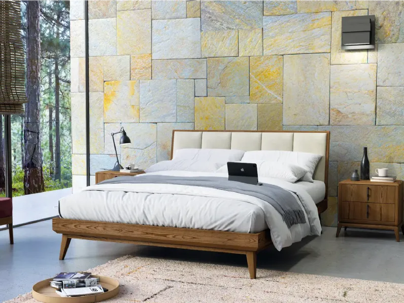 Letto moderno 1309 Mobilificio bellutti scontato 48%