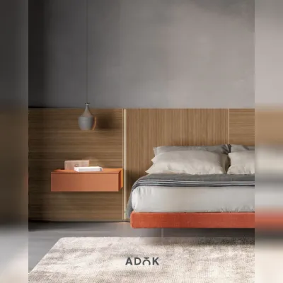 Letto imbottito modello Carrè di Adok scontato 17%