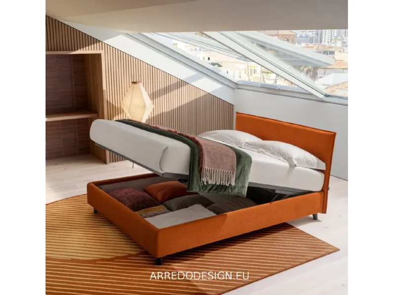 Letto matrimoniale con contenitore Agata Twils a prezzo scontato