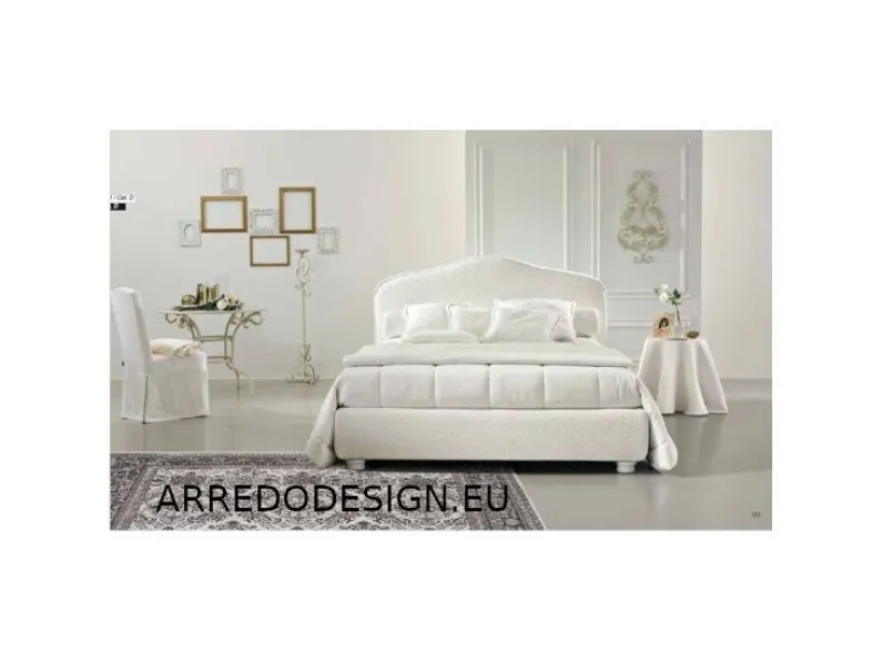 Letto classico con giroletto Althea V&nice a prezzo scontato