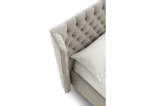 Letto imbottito con giroletto Caravaggio Le comfort a prezzo scontato
