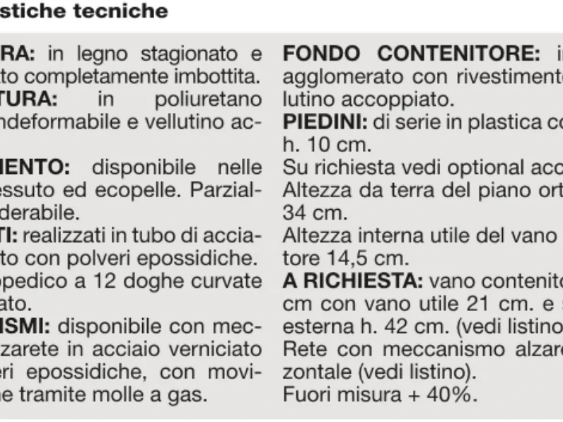 Letto Clarice di Collezione esclusiva scontato del 27%