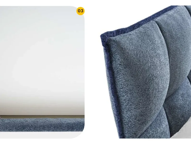 Letto matrimoniale clarice Hopplà a PREZZI OUTLET
