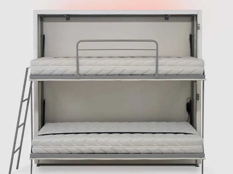 LETTO Mobile letto a castello a scomparsa  Artigianale in OFFERTA OUTLET - 11%