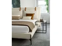 Letto imbottito con gambe Sp 2802 bassoTwilsa prezzo scontato