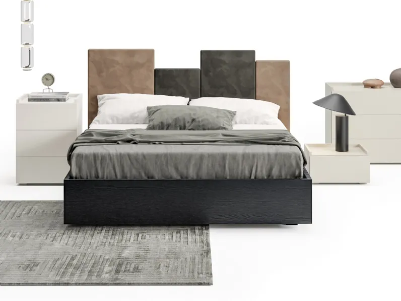 Letto matrimoniale design City Granzotto a prezzo ribassato