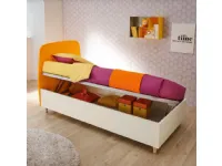 Letto in legno con contenitore RoundMoretti compacta prezzo ribassato