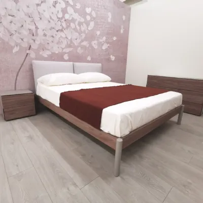 Letto moderno con piedini Eden soft Dielle modus a prezzo scontato