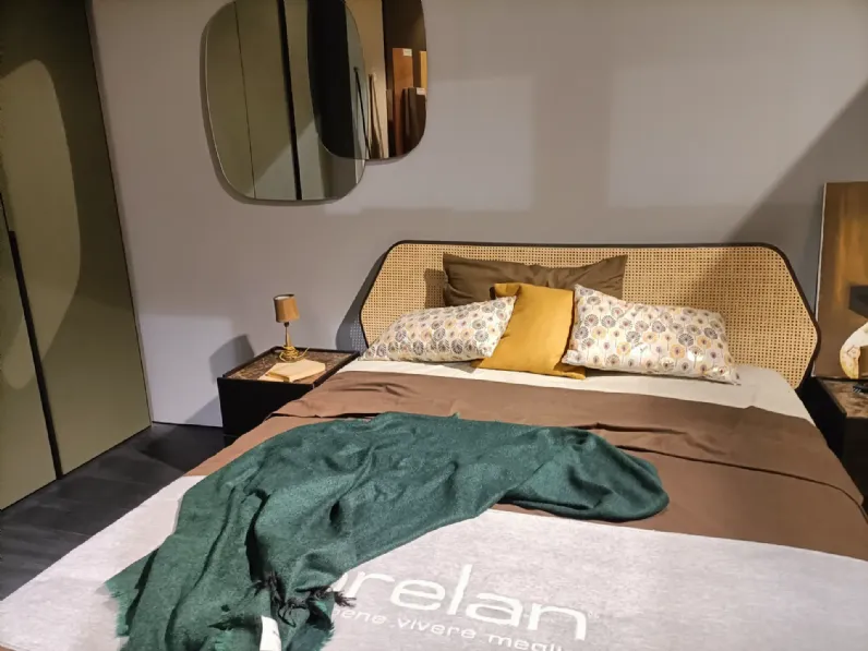 Letto matrimoniale moderno Letto pianca con  materasso dorelan Pianca a prezzo scontato