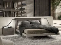 Letto in legno con giroletto AirZg mobilia prezzo ribassato