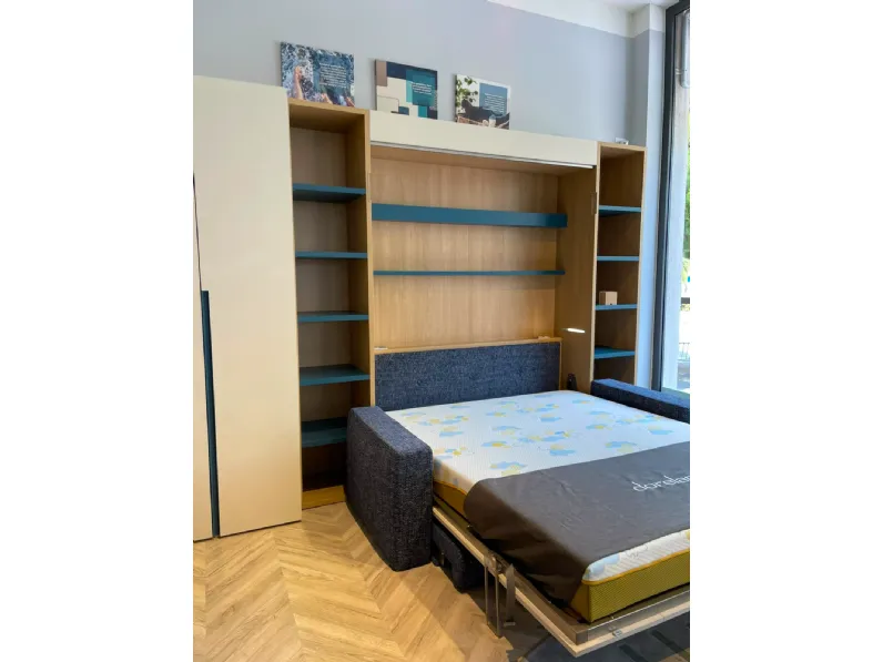Letto e divano a scomparsa nobu  di Clever scontato del 50%