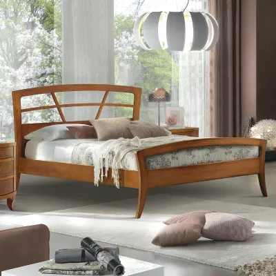 Letto in legno modello Letto sole  di Mobilificio bellutti scontato 37%