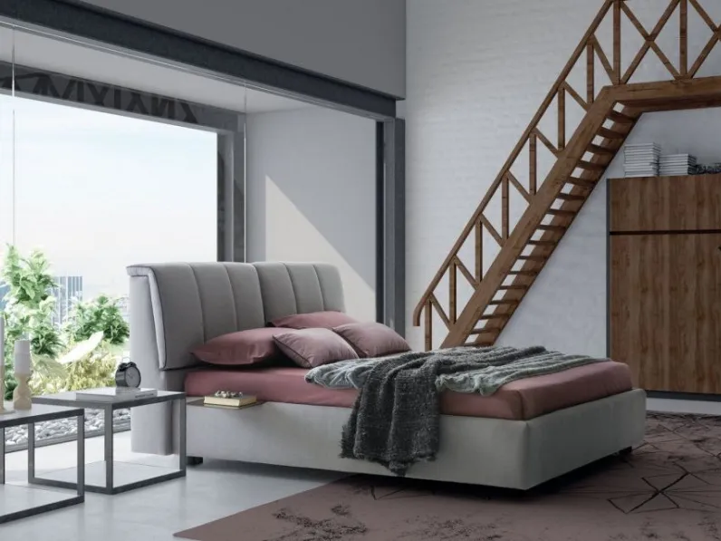 Letto moderno con giroletto Inside Le comfort a prezzo ribassato