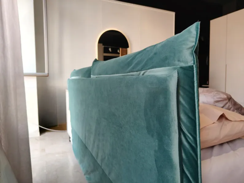 Letto moderno con contenitore Jean Artigiana letti a prezzo scontato