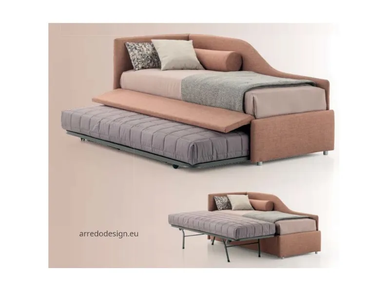 Letto singolo con contenitore Joy V&nice a prezzo scontato