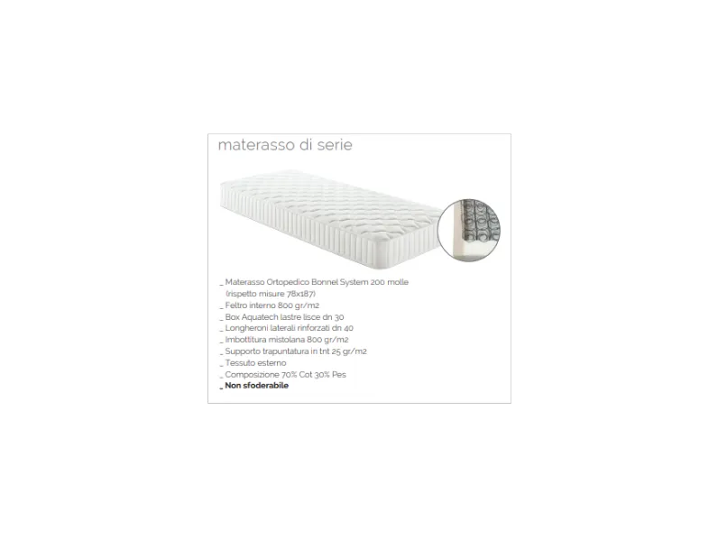 Letto singolo moderno Joy V&nice a prezzo scontato