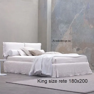 Letto king size classico Giselle Twils a prezzo ribassato