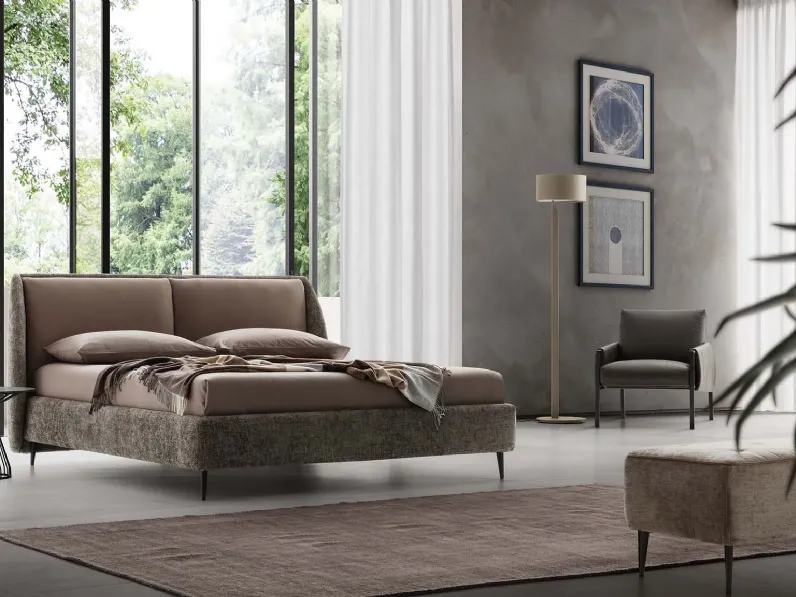 Letto imbottito modello Timoty di Le comfort scontato 30%
