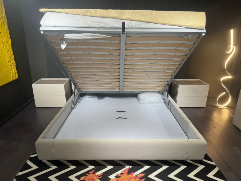 Letto imbottito con contenitore Set Bside a prezzo scontato