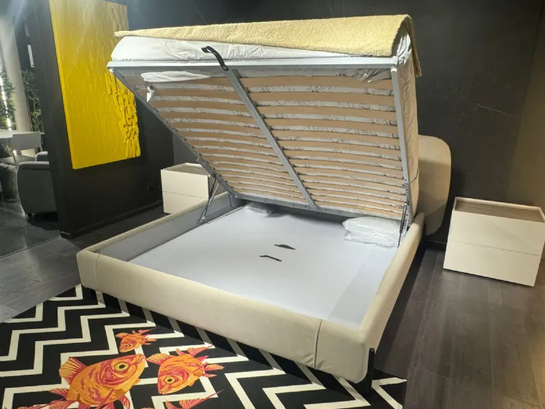 Letto imbottito con contenitore Set Bside a prezzo scontato