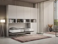 Letto moderno Kreation letto scomparsa  più armadio Md work scontato 55%