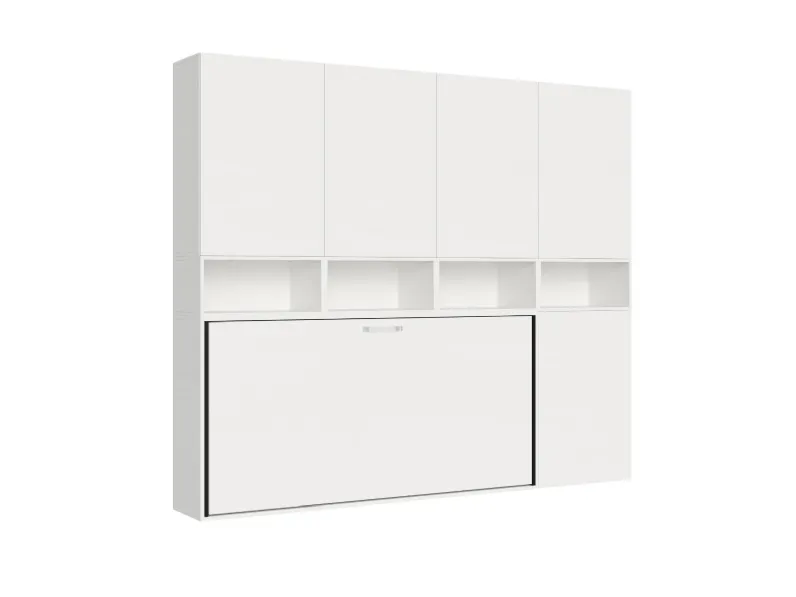 Letto moderno Kreation letto scomparsa  più armadio Md work scontato 55%