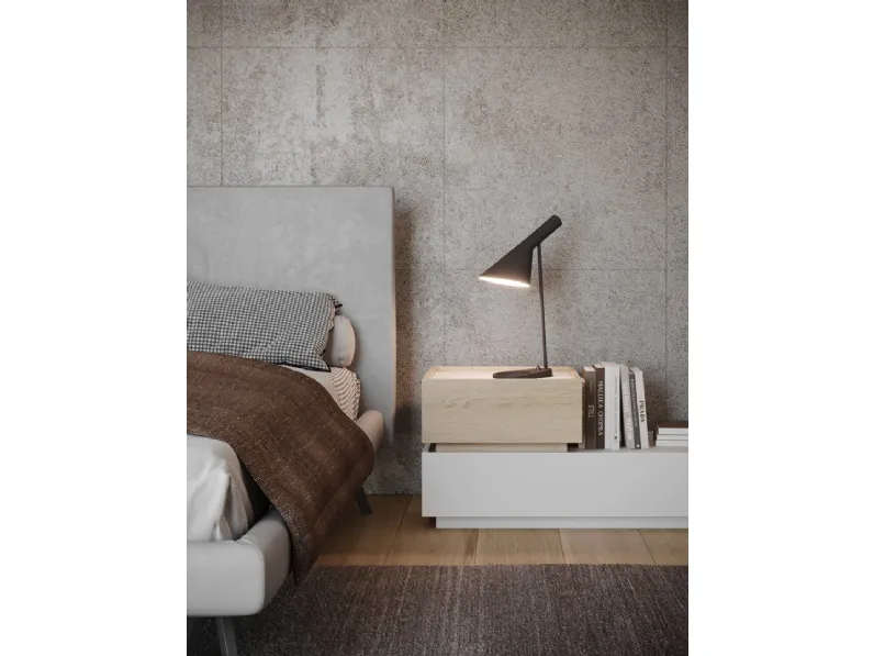 Letto imbottito modello Kudo di Giessegi scontato 40%