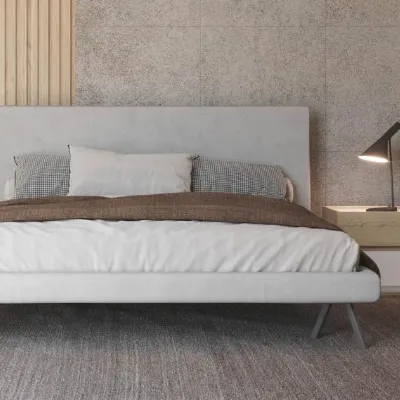 Letto imbottito modello Kudo di Giessegi scontato 40%