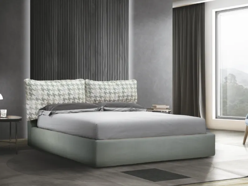 Letto matrimoniale moderno Leilah Gamma a prezzo scontato