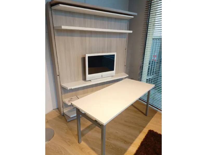Letto a scomparsa lgm 2 tv table free Clei in OFFERTA OUTLET - 35%