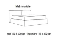 Letto Letto contenitore pronta consegna fine serie  Md work SCONTATO a PREZZI OUTLET