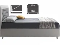 LETTO Letto contenitore pronta consegna  Md work in OFFERTA OUTLET