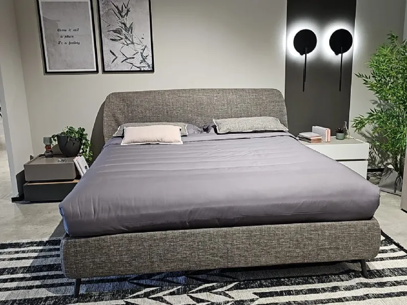 Letto moderno con contenitore Letto imbottito tomasella altea Tomasella a prezzo scontato