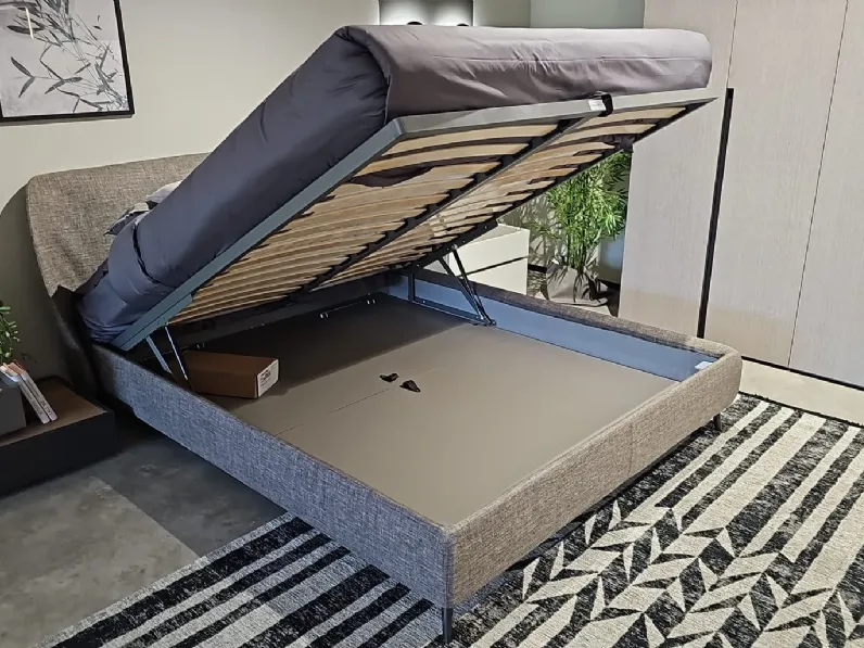 Letto moderno con contenitore Letto imbottito tomasella altea Tomasella a prezzo scontato