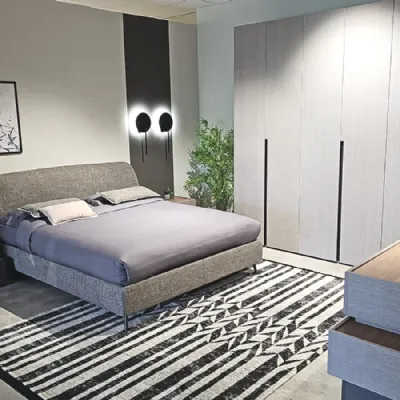 Letto moderno con contenitore Letto imbottito tomasella altea Tomasella a prezzo scontato