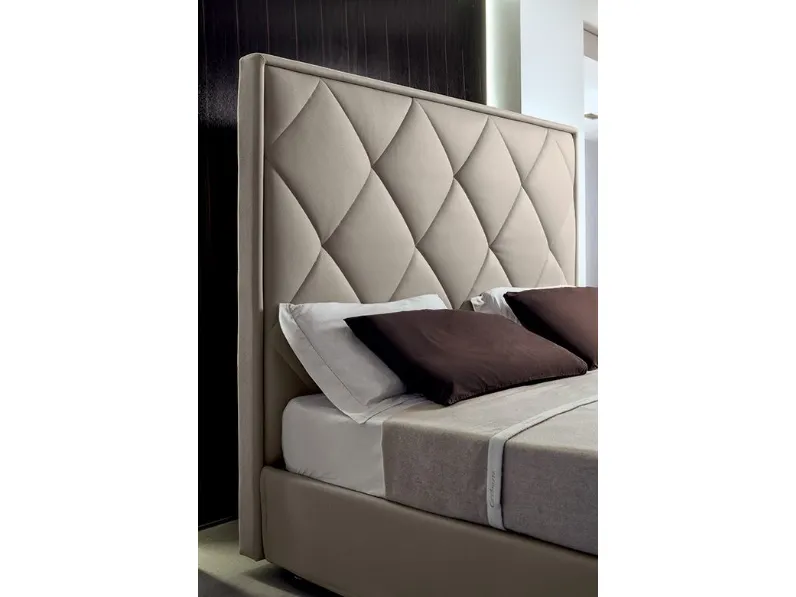 Letto design con contenitore Letto in pelle con contenitore Md work a prezzo scontato