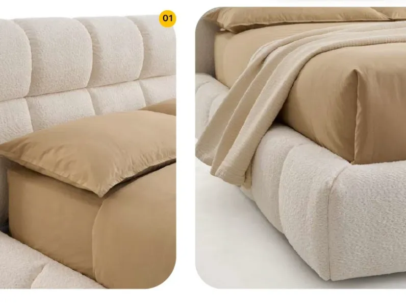 Letto matrimoniale Letto matrimoniale bubble Hopplà con un ribasso IMPERDIBILE