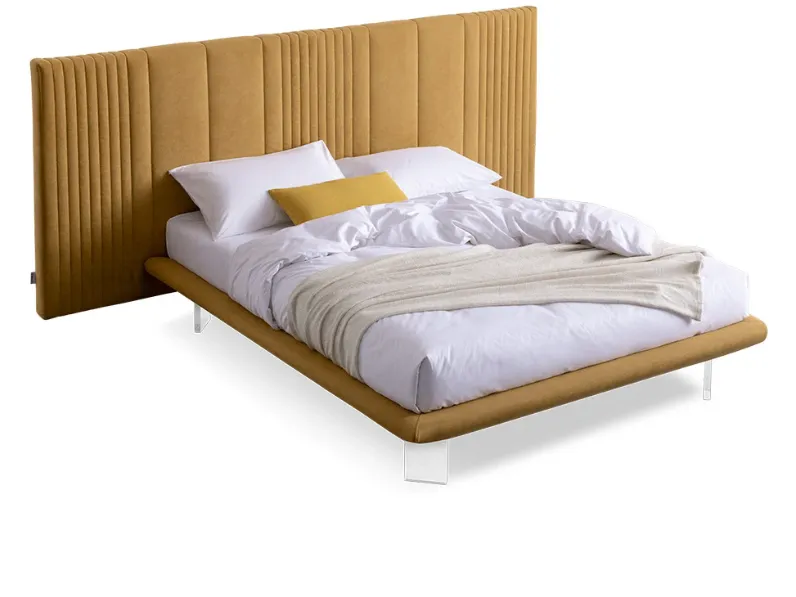 Letto imbottito modello Letto matrimoniale ma xl di Artigianale scontato 40%