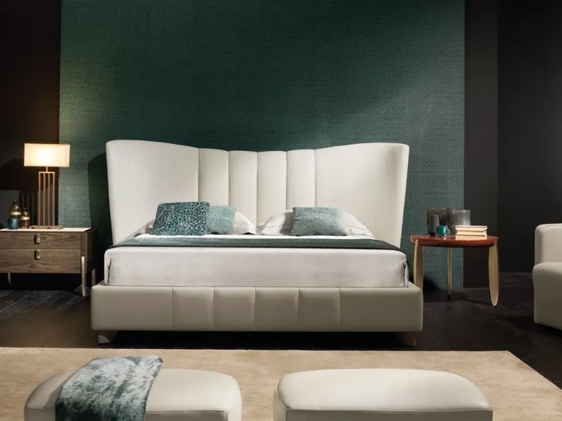 Letto moderno Letto maxi in pelle varie finiture Md work scontato 38%