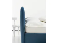 Letto design con contenitore Letto mod eris Artigianale a prezzo ribassato