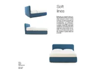 Letto design con contenitore Letto mod eris Artigianale a prezzo ribassato