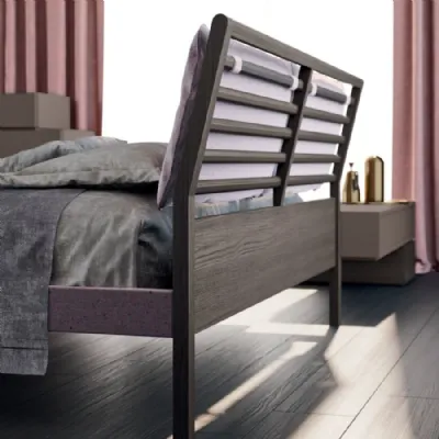 Letto matrimoniale Letto moderno ginevra imbottito Mottes selection con uno sconto IMPERDIBILE