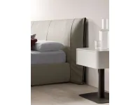 Letto imbottito modello Letto orme modello lavinia 160x200 di Orme scontato 40%