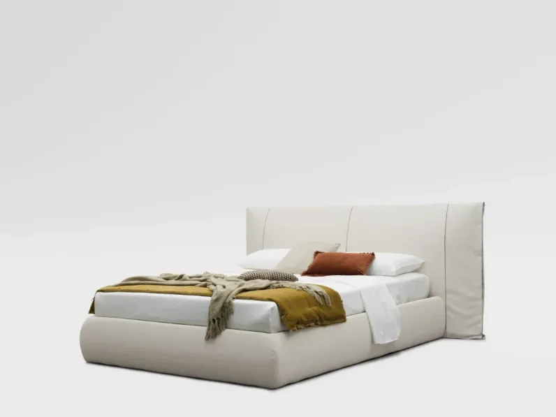 Letto imbottito modello Letto orme modello lavinia 160x200 di Orme scontato 40%